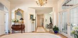 Foyer : French doors to deck on the right; straight to master su